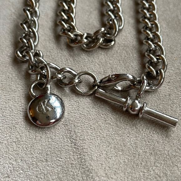 CALVIN KLEIN “CK” chain belt